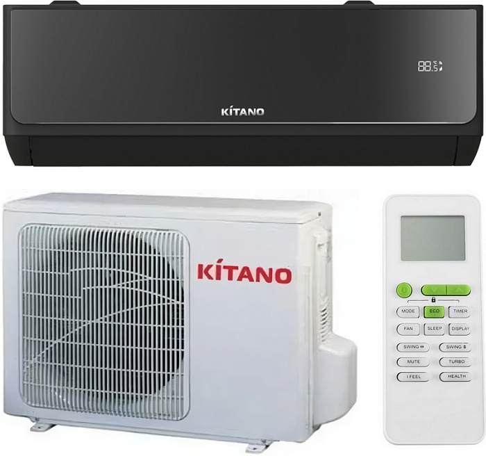 Кондиционер настенный Kitano KRD-Toha-12 (black matte) от интернет-магазина ClimateON