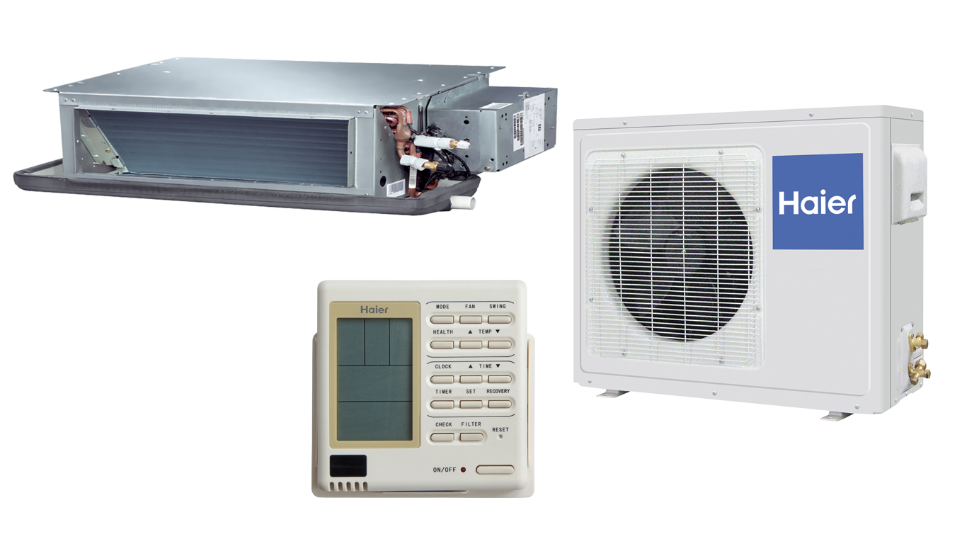 Кондиционер канальный Haier AD122ALEAA/AU122AEEAA от интернет-магазина ClimateON